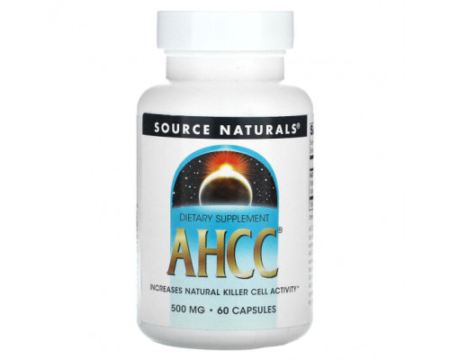 Грибы AHCC, 500 mg, 60 Capsules Грибы AHCC, 500 mg, 60 Capsules