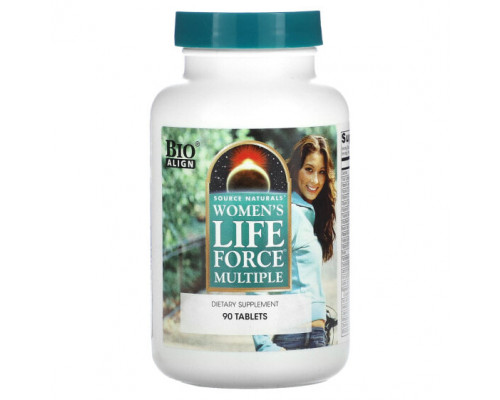 Женское здоровье Source Naturals, Women's Life Force Multiple, 90 таблеток Женское здоровье Source Naturals, Women's Life Force Multiple, 90 таблеток