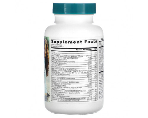 Женское здоровье Source Naturals, Women's Life Force Multiple, 90 таблеток Женское здоровье Source Naturals, Women's Life Force Multiple, 90 таблеток