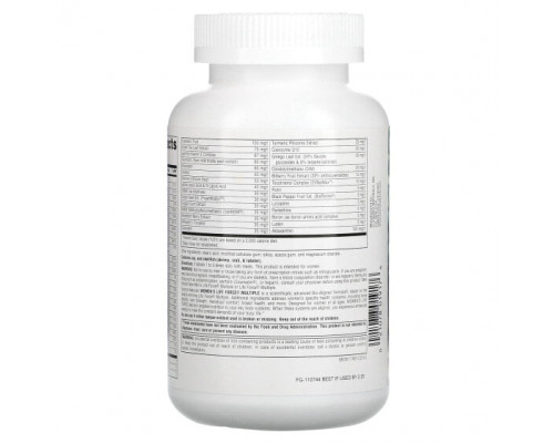 Женское здоровье Source Naturals, Women's Life Force Multiple, 180 таблеток Женское здоровье Source Naturals, Women's Life Force Multiple, 180 таблеток