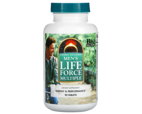 Source Naturals, Men's Life Force Multiple, 90 Tablets Source Naturals, Men's Life Force Multiple, 90 Tablets