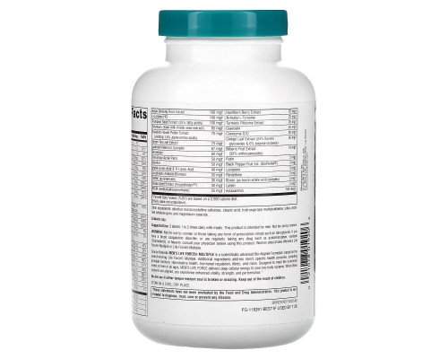 Source Naturals, Men's Life Force Multiple, 180 Tablets Source Naturals, Men's Life Force Multiple, 180 Tablets