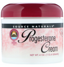 Source Naturals, Натуральный крем с прогестероном, 4 унции (113,4 г)