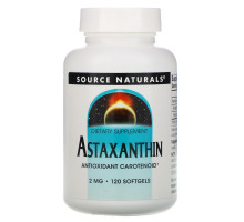 Source Naturals, Астаксантин, 2 мг, 120 капсул