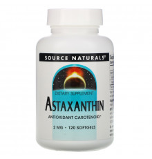 Source Naturals, Астаксантин, 2 мг, 120 капсул