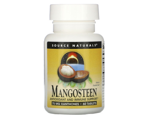 Source Naturals, Мангустан, 187,5 мг, 60 таблеток Source Naturals, Мангустан, 187,5 мг, 60 таблеток