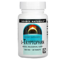 Source Naturals, L-Tryptophan, 166 mg, 60 Tablets