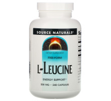 Source Naturals, L-лейцин, 500 мг, 240 капсул