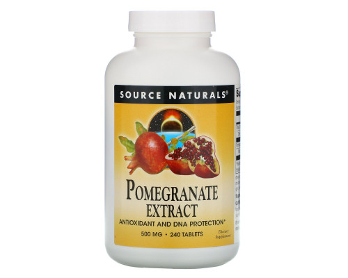 Source Naturals, Экстракт граната, 240 таблеток Source Naturals, Экстракт граната, 240 таблеток