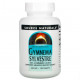 БАДы при сахарном диабете Source Naturals, джимнема, 450 мг, 120 таблеток
