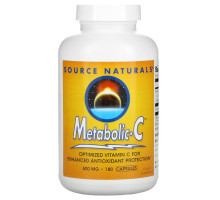 Source Naturals, Метаболический витамин C, 500 мг, 180 капул