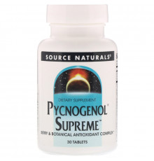 Source Naturals, Пикногенол максимальный 30 таблеток