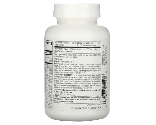 Source Naturals, Pycnogenol Supreme, 60 таблеток Source Naturals, Pycnogenol Supreme, 60 таблеток
