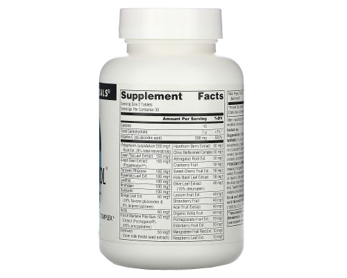 Source Naturals, Pycnogenol Supreme, 60 таблеток Source Naturals, Pycnogenol Supreme, 60 таблеток