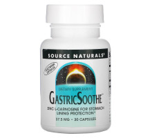 Source Naturals, Успокоение желудочно-кишечного тракта, 37,5 мг, 30 капсул