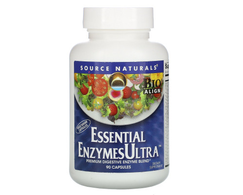 Source Naturals, Важнейшие ферменты, 90 капсул Source Naturals, Важнейшие ферменты, 90 капсул