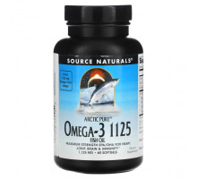 Рыбий жир и Омега 3, 6, 9 Source Naturals, Arctic Pure, Omega-3 Fish Oil, 1,125 mg, 60 Softgels