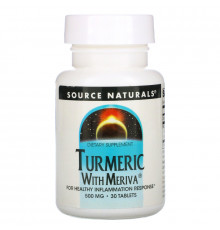 Source Naturals, Turmeric with Meriva, 500 mg, 30 Tablets