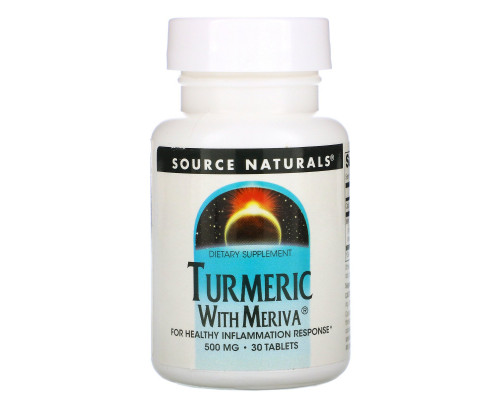 Source Naturals, Turmeric with Meriva, 500 mg, 30 Tablets