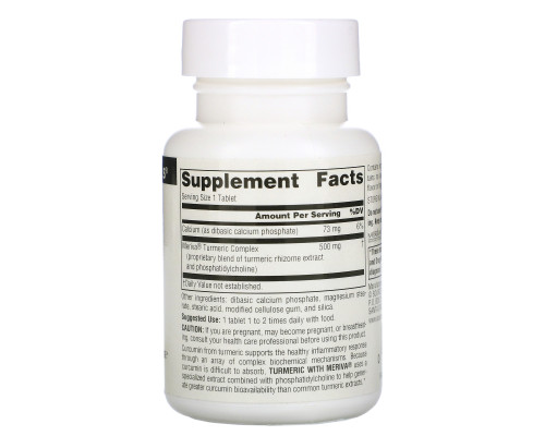 Source Naturals, Turmeric with Meriva, 500 mg, 30 Tablets