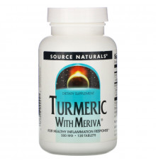 Source Naturals, Комплекс с куркумой Meriva, 500 мг, 120 таблеток