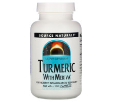 Source Naturals, Комплекс из куркумы Мерива, 500 мг, 120 капсул