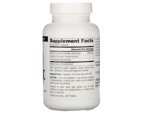 Source Naturals, Комплекс из куркумы Мерива, 500 мг, 120 капсул Source Naturals, Комплекс из куркумы Мерива, 500 мг, 120 капсул