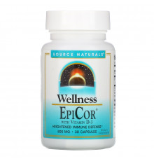 Source Naturals, EpiCor с Витамином D3 30 капсул
