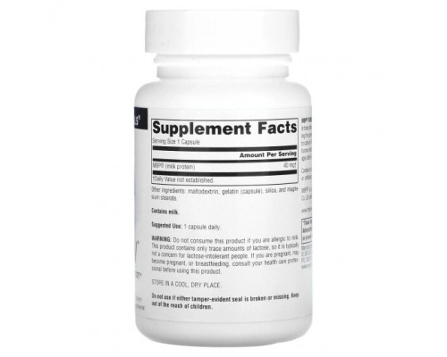 Для мышц и суставов Source Naturals, Обновление костей MBP, 30 капсул