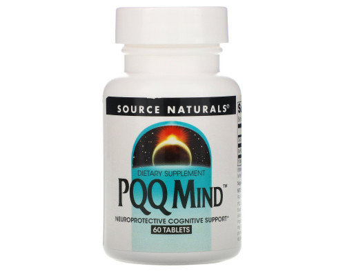 Source Naturals, PQQ для мозга, пирролохинолинхинон, метоксантин, 60 таблеток Source Naturals, PQQ для мозга, пирролохинолинхинон, метоксантин, 60 таблеток