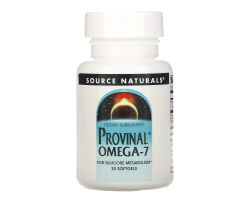 Source Naturals, Provinal Омега-7, 30 капсул Source Naturals, Provinal Омега-7, 30 капсул