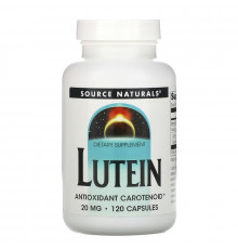 Source Naturals, Лютеин, 20 мг, 120 капсул