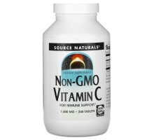 Source Naturals, Витамин С без ГМО, 1,000 мг, 240 таблеток