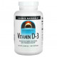 Витамин D Source Naturals, Витамин D-3, 50 мкг (2000 МЕ), 400 капсул