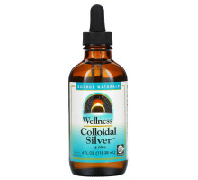 Source Naturals, Коллоидное серебро для хорошего самочувствия, 45 PPM, 118,28 мл (4 жидкие унции)
