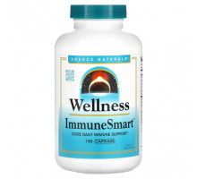 Растительные экстракты и настойки Wellness, ImmuneSmart, 180 Capsules
