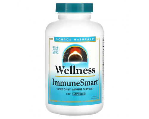 Растительные экстракты и настойки Wellness, ImmuneSmart, 180 Capsules Растительные экстракты и настойки Wellness, ImmuneSmart, 180 Capsules