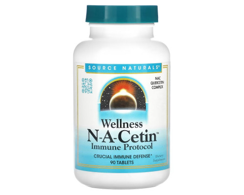 Source Naturals, Wellness N-A-Cetin, 90 Tablets Source Naturals, Wellness N-A-Cetin, 90 Tablets