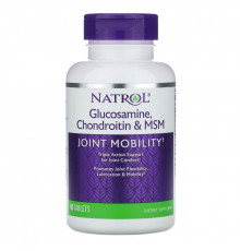 Natrol, Глюкозамин, хондроитин и метилсульфонилметан, 90 таблеток