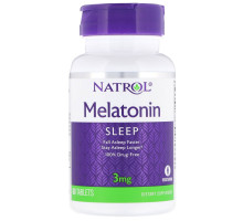 Natrol, Мелатонин, 3 мг, 60 таблеток