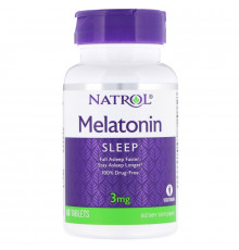 Natrol, Мелатонин, 3 мг, 60 таблеток