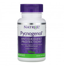 Natrol, Pycnogenol, 50 мг, 60 капсул