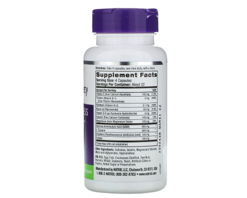 Natrol, Stress & Anxiety Formula, 90 Capsules Natrol, Stress & Anxiety Formula, 90 Capsules