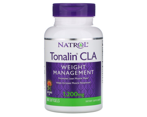 Natrol, Tonalin, CLA, 1,200 mg, 60 Softgels Natrol, Tonalin, CLA, 1,200 mg, 60 Softgels