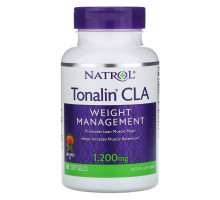 Natrol, Tonalin с содержанием сопряженной линолевой кислоты (CLA) с сафлоровым маслом, 90 капсул