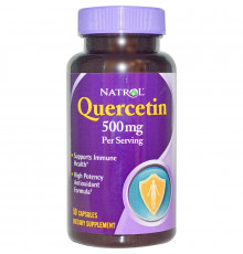Natrol Кверцетин (Quercetin) 500 мг 50 капсул