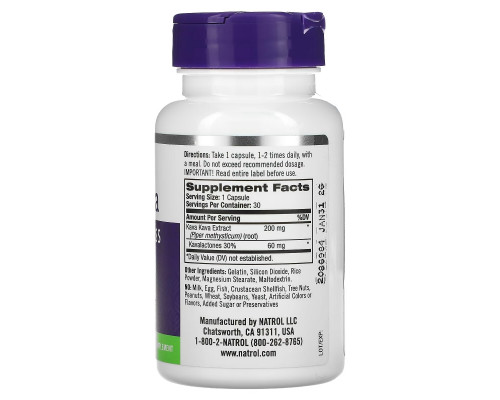 Natrol, Kava Kava, 200 mg, 30 Capsules