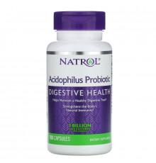 Natrol, Пробиотик ацидофилус, 100 капсул