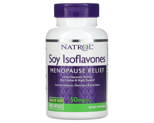 Natrol, Soy Isoflavones, 50 mg, 120 Capsules Natrol, Soy Isoflavones, 50 mg, 120 Capsules