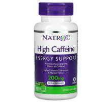 Natrol, High Caffeine, Extra Strength, 200 mg, 100 Tablets